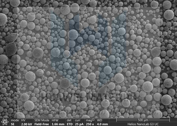 Spherical zirconium carbide(ZrC) powder fluidity test video